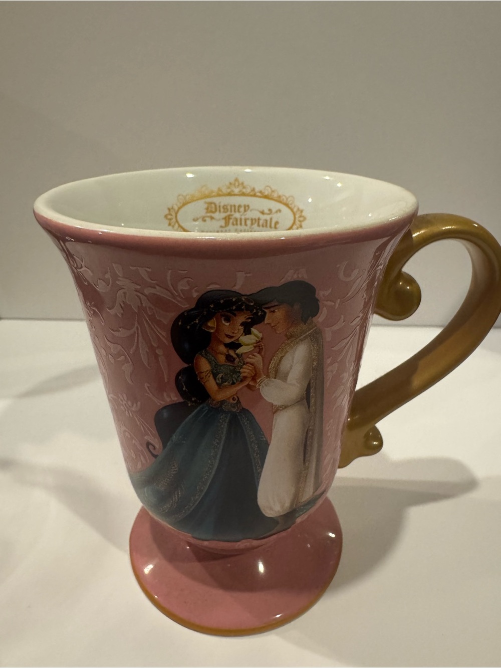 Disney White and Gold Disney Fairytale Ceramic Mug